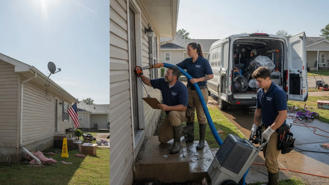 Ceiling Water Damage Restoration in Durham, MO near me